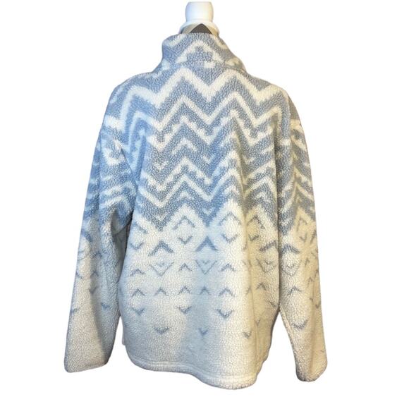 Victoria's Secret PINK Pullover Sherpa Oversized Boyfriend Sweater Size Large - Picture 6 of 7